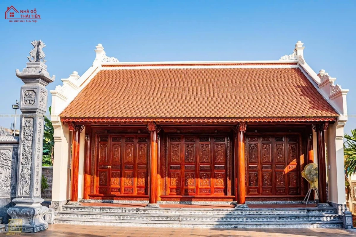 Nhà gỗ 3 gian
